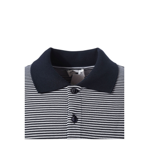 Yves saint Laurent/圣罗兰 男士T恤 纯棉条纹字母LOGO男士翻领短袖POLO衫