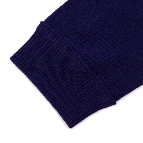 VERRI/VERRI 男士紫色高领100%羊毛针织衫-男针织衫