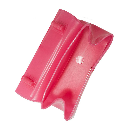 FURLA/芙拉 女士CANDY系列粉红色PVC手提斜挎单肩包